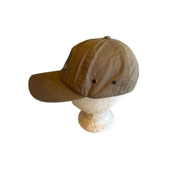 Vintage Style Khaki Baseball Cap With "Bodie Calif. Est. 1859" Embroidery - Picture 2 of 6